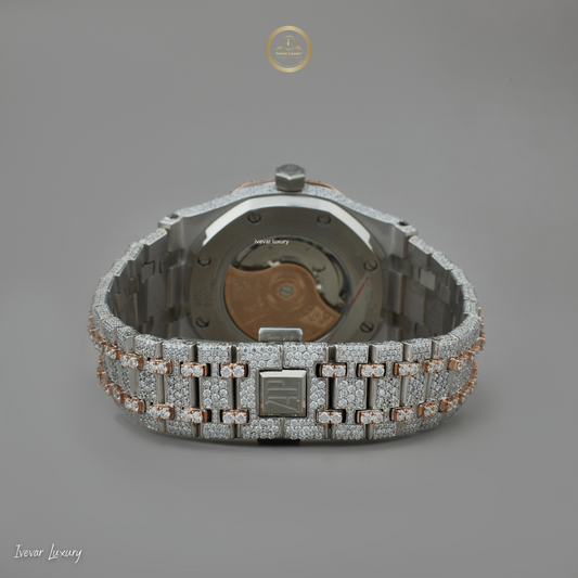 Stunning Iced Out Luxury Lab Grown Diamond Watch by Ivevar Elegant & Ethical
