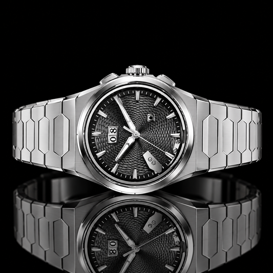 Sound Of Nature Guilloche Dial Black Titanium Chiming Limited Edition Automatic Watch