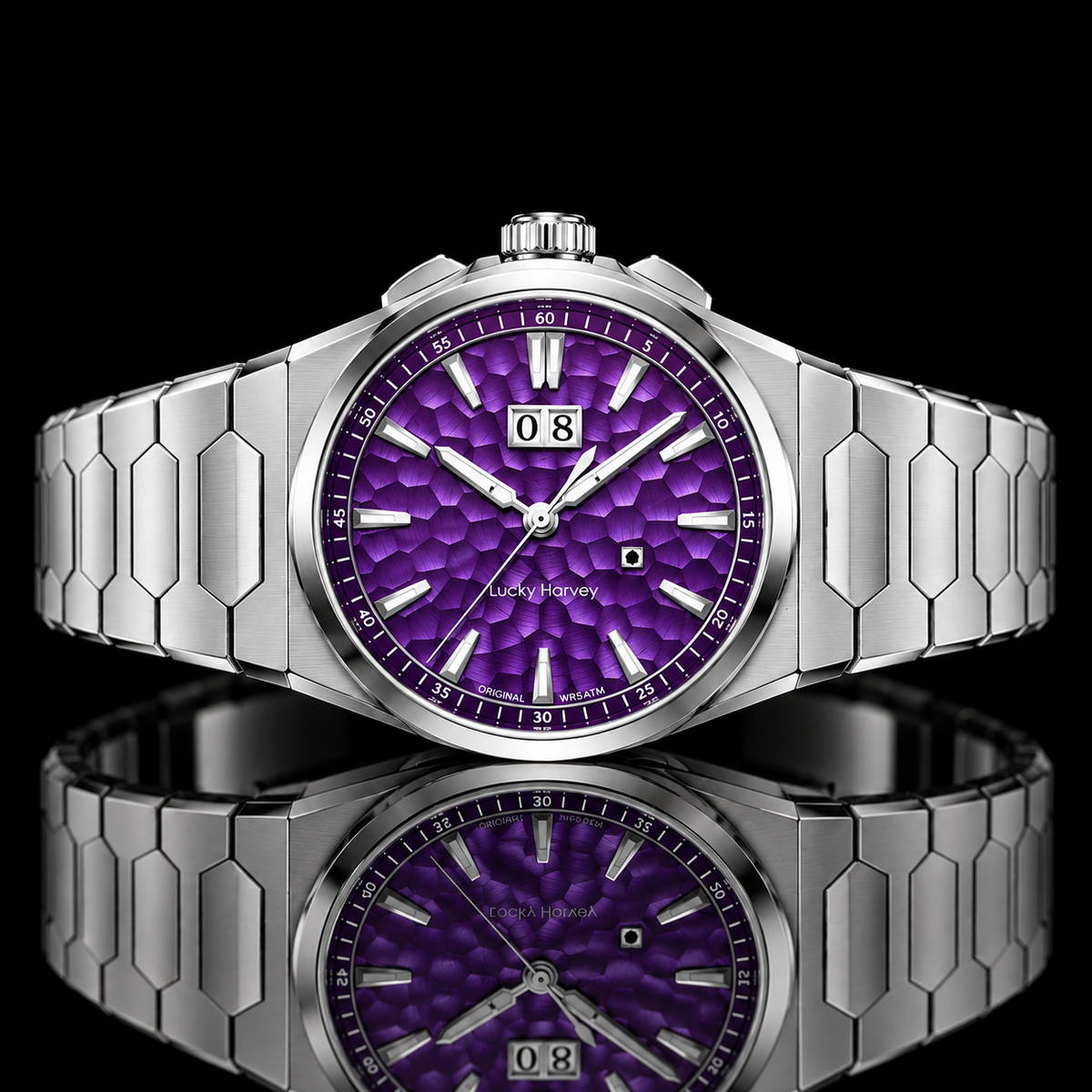 Sound Of Nature Big Date Purple Hammer Chiming Limited Edition Automatic Watch