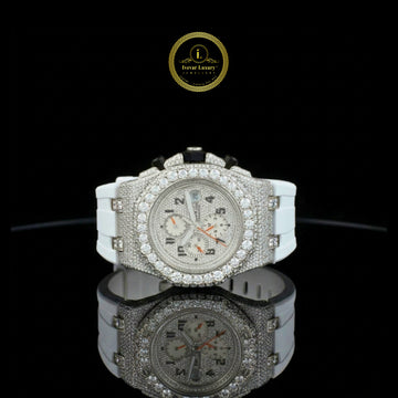 Affordable Luxury: Premium Lab Diamond Watch Half Iced by Ivevar