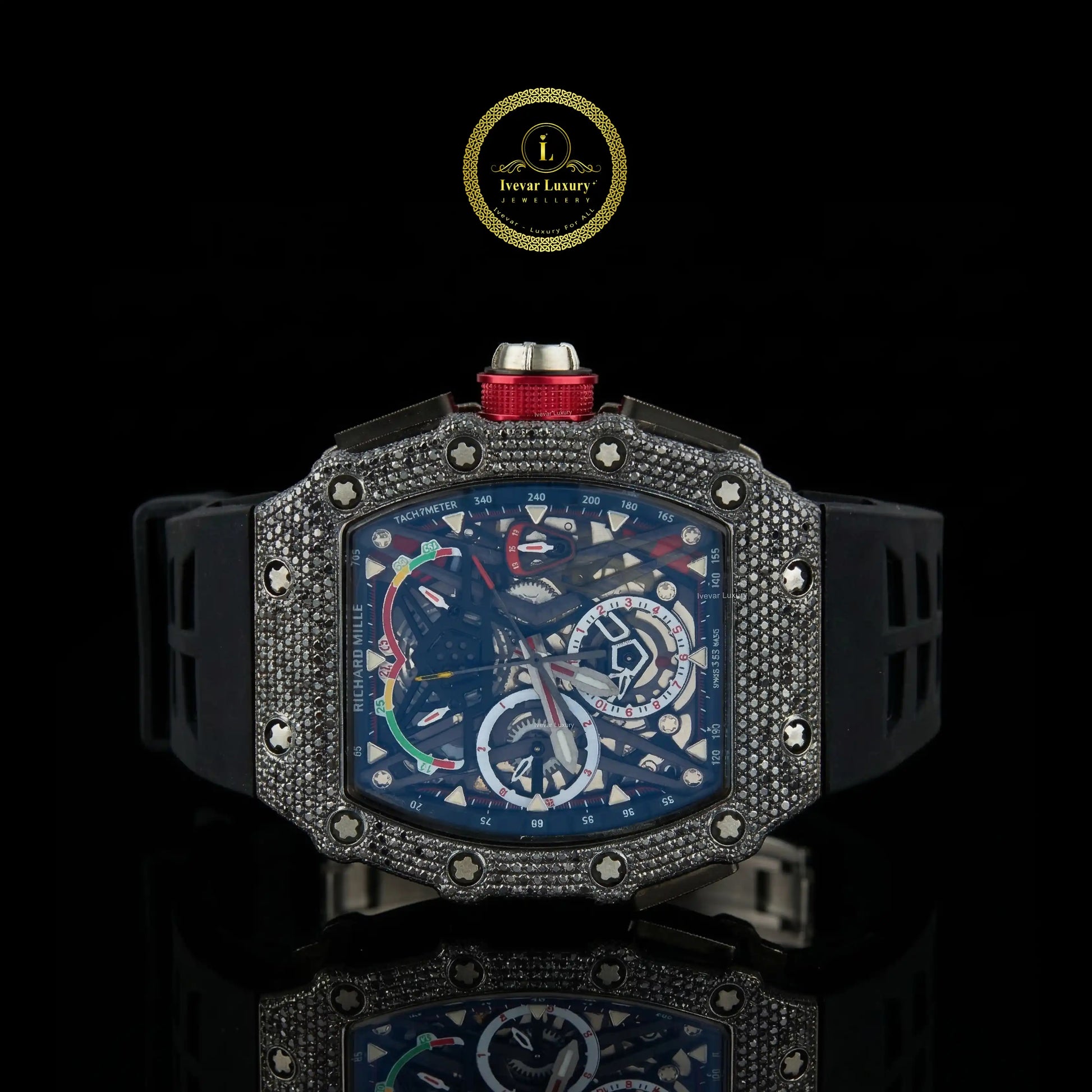 Luxury watch with intricate design 