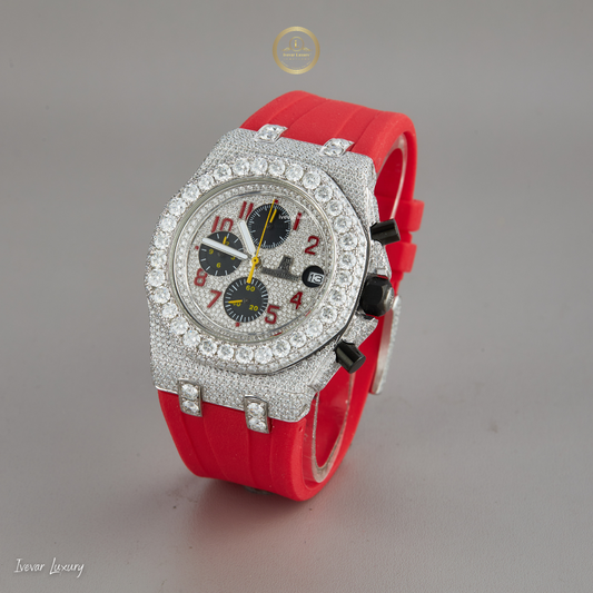 Classic Lab Diamond Luxury Watch with Dual Bands Ivevar’s Premium Collection