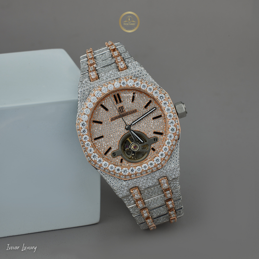 Stunning Iced Out Luxury Lab Grown Diamond Watch by Ivevar Elegant & Ethical