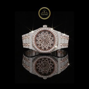 Premium Lab Grown Diamond Iced Out Watch by Ivevar Ultimate Luxury Timepiece