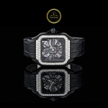 Elegant Men’s Leather Strap Watch with Precision Quartz Movement and Timeless Design by Ivevar