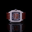Imperial Diamond Heritage Collection Luxury Moissanite Diamond Timepiece And Signature Designer Eyewear Set