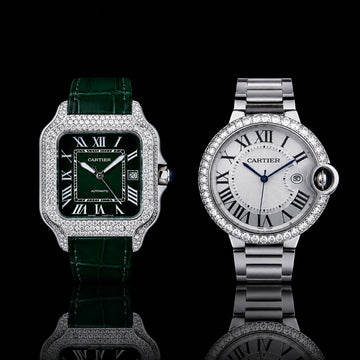 Ivevar Moissanite Diamond Luxury Watch Collection Timeless Cartier Elegance