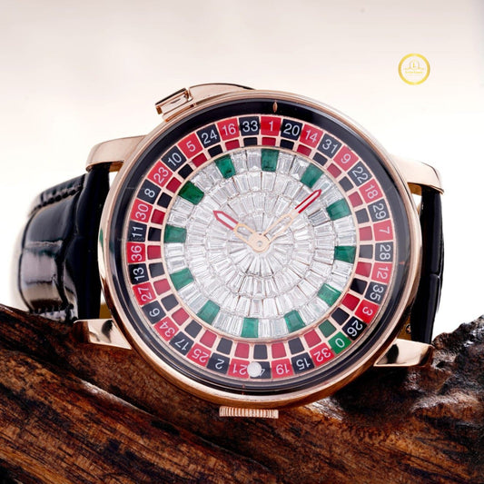 Roulette Diamond Luxury Timepiece – The Ultimate Casino-Inspired Watch