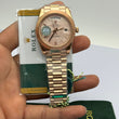 Luxury Gold & Rose Gold Day and Date Watches with Elegant Color Dials - view 6
