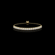 Round Lab Diamond Tennis Bracelet with Continuous Design