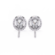 Ethical Elegance Moissanite Oval Cut Diamond Earrings Collection For Cocktail Party - View 10