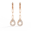 Designer Round Lab Diamond Earrings Handcrafted for Unmatched Brilliance For Her - View 2
