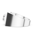 Cushion Cut Lab Grown Diamond Men's Square Signet Ring - View 9