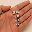 Asscher Cut Lab Diamond Solitaire Women's Earring