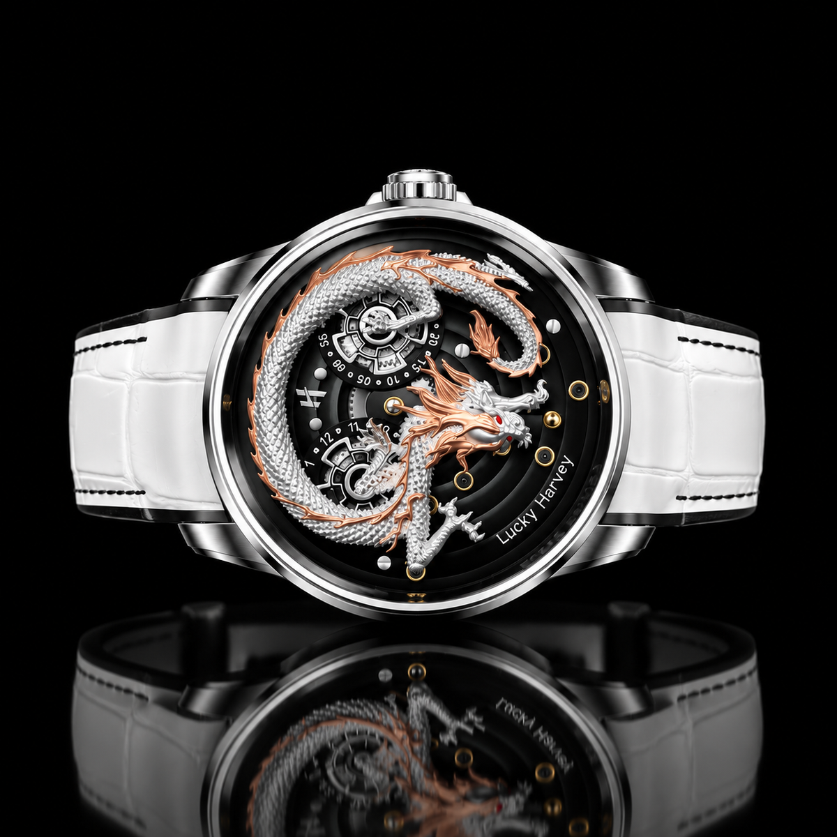 Craftsmanship Series White Dragon Automatic Watch - view 4