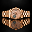 Luxury Gold & Rose Gold Day and Date Watches with Elegant Color Dials - view 2