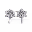 Bespoke Luxury Lab Grown Round Cut Diamond Earring Handcrafted Excellence For Her - View 8