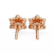 Bespoke Luxury Lab Grown Round Cut Diamond Earring Handcrafted Excellence For Her - View 9