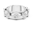 Multi Shape Cut Lab Grown Diamond Men's Flush Bezel Cigar Band - View 3