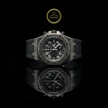 Premium Lab Grown Diamond Luxury Watch Rubber Band by Ivevar Collections