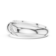 Round Cut Lab Grown Diamond Men's Slanted Row Dome Statement Ring - View 10