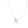 Openwork Butterfly Pendant with Round Cut Moissanite Diamond - View 12