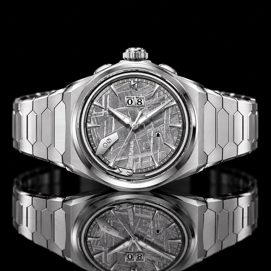 Meteorite Dial Silver Titanium Chiming Limited Edition Automatic Watch
