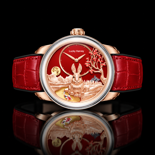 Craftsmanship Series Rose Gold Rabbit Limited Edition Automatic Watch