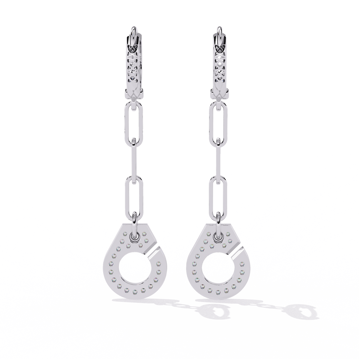 Designer Round Lab Diamond Earrings Handcrafted for Unmatched Brilliance For Her - View 3
