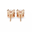 Chic & Modern Lab Grown Diamond Stud Earring for the Fine Forward - View 10