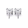 Chic & Modern Lab Grown Diamond Stud Earring for the Fine Forward - View 8