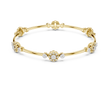 Floral Round Moissanite Diamond Openable Bangle Flower Cluster Bracelets for Women - View 7