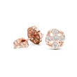 Celestial Swirl Round Lab Diamond Cluster Stud Earrings with Radiant Circular Brilliance - View 8