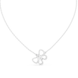 Openwork Butterfly Pendant with Round Cut Moissanite Diamond - View 9