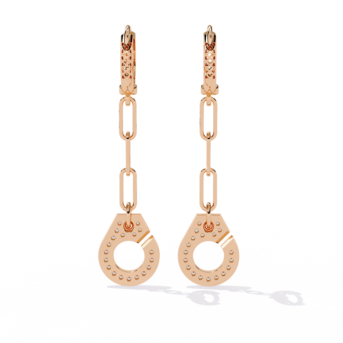 Designer Round Lab Diamond Earrings Handcrafted for Unmatched Brilliance For Her - View 7