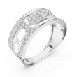 Round Cut Lab Grown Diamond Men's Oval Medallion Openwork Gold Ring - View 6