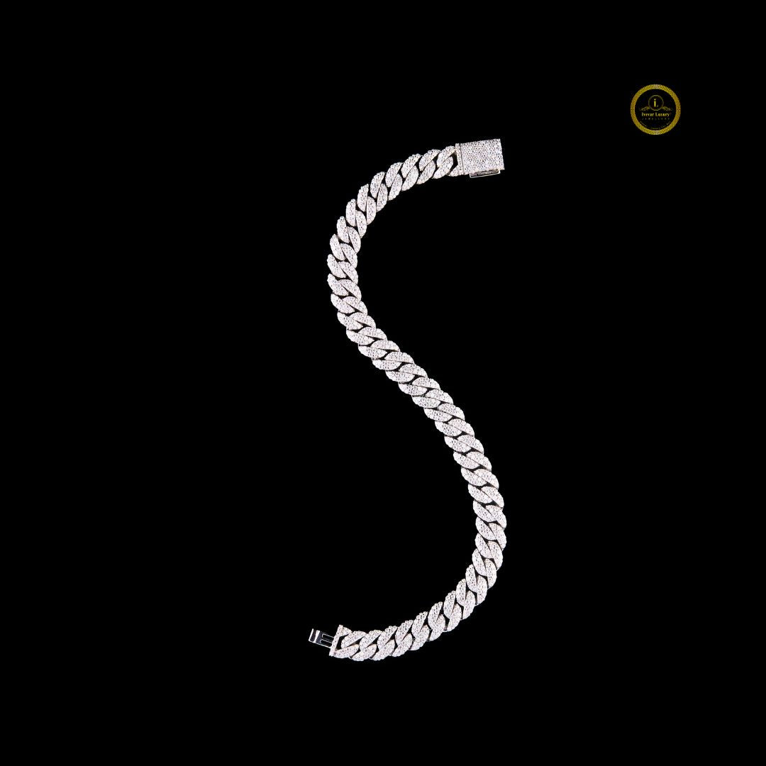 Cuban Link Bracelet GRA Certified Lab-Grown Diamond Custom Jewelry - View 3