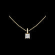 Cushion Cut Lab Grown Diamond Solitaire Pendant