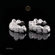 Custom Baguette Moissanite Grillz - VVS Diamond Luxury Teeth Jewelry for Men & Women - View 3