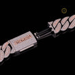 Custom Cuban Link Chain with Created Lab Grown Diamonds Showcasing Hip Hop Elegance and Superior Craftsmanship - View 3