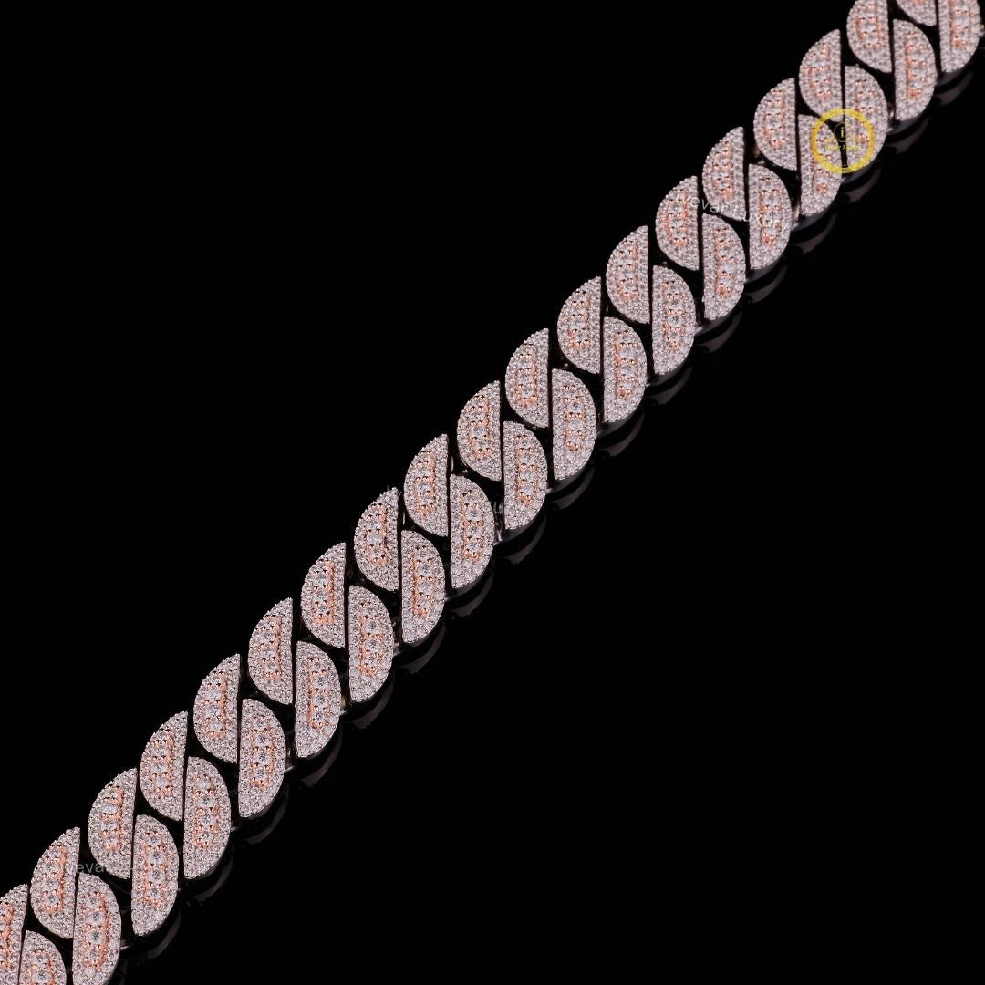 Custom Cuban Link Chain with Created Lab Grown Diamonds Showcasing Hip Hop Elegance and Superior Craftsmanship - View 4