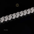 Custom Lab Diamond Cuban Chain Luxury Necklace for Men by Ivevar - View 4