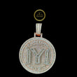 Custom Lab Grown Diamond M Letter Luxury Pendant By Ivevar