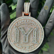 Custom Lab Grown Diamond M Letter Luxury Pendant By Ivevar - View 2