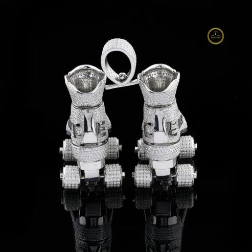 Custom Skating Design Lab Diamond Pendant by Ivevar Luxury - View 3