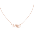 LOVE Alphabet Typography Pendant with Round Moissanite Diamond - View 8