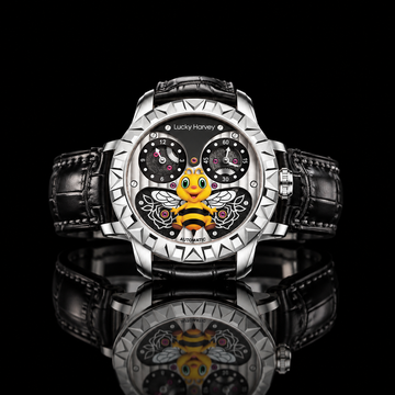 Fun Series Silver Honey Bee Automatic Watch