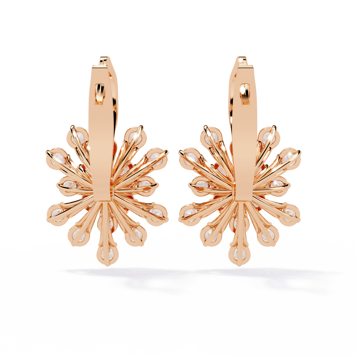 Sparkling Round Cut Moissanite Diamond Studs For Thoughtful Ethical Gift She’ll Love It - View 7