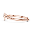 Modern Round Lab Diamond Cluster Delicate Ring - View 9