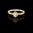 Vintage Round Lab Diamond Cluster Delicate Ring